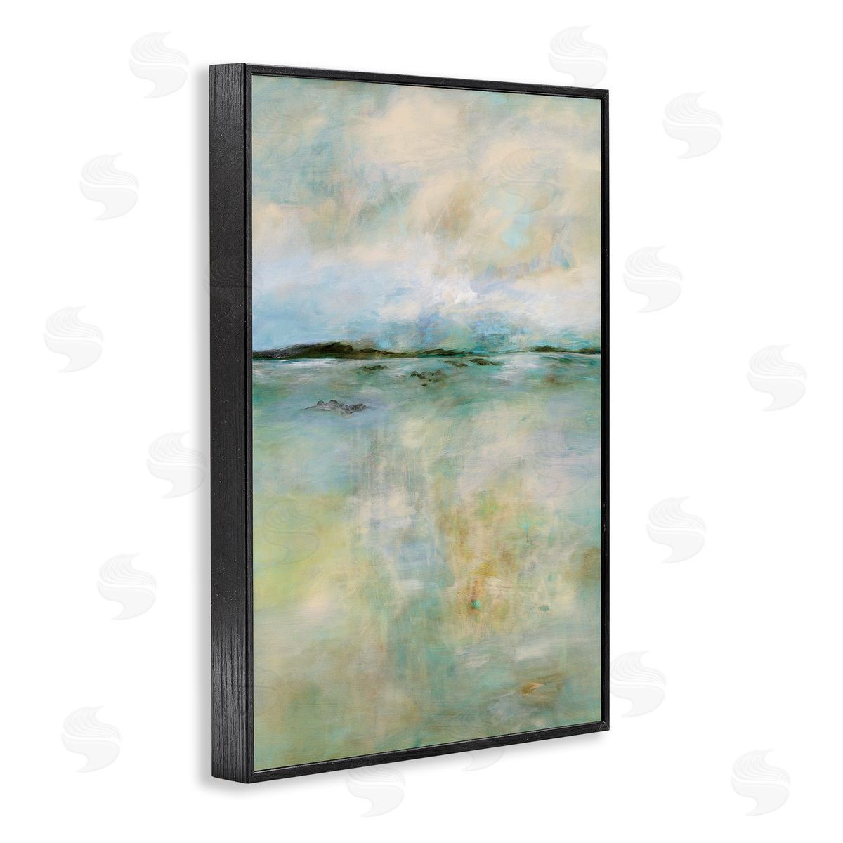 G.A. Hickman Thoughtful Abstract Horizon Canvas Wall Art Print