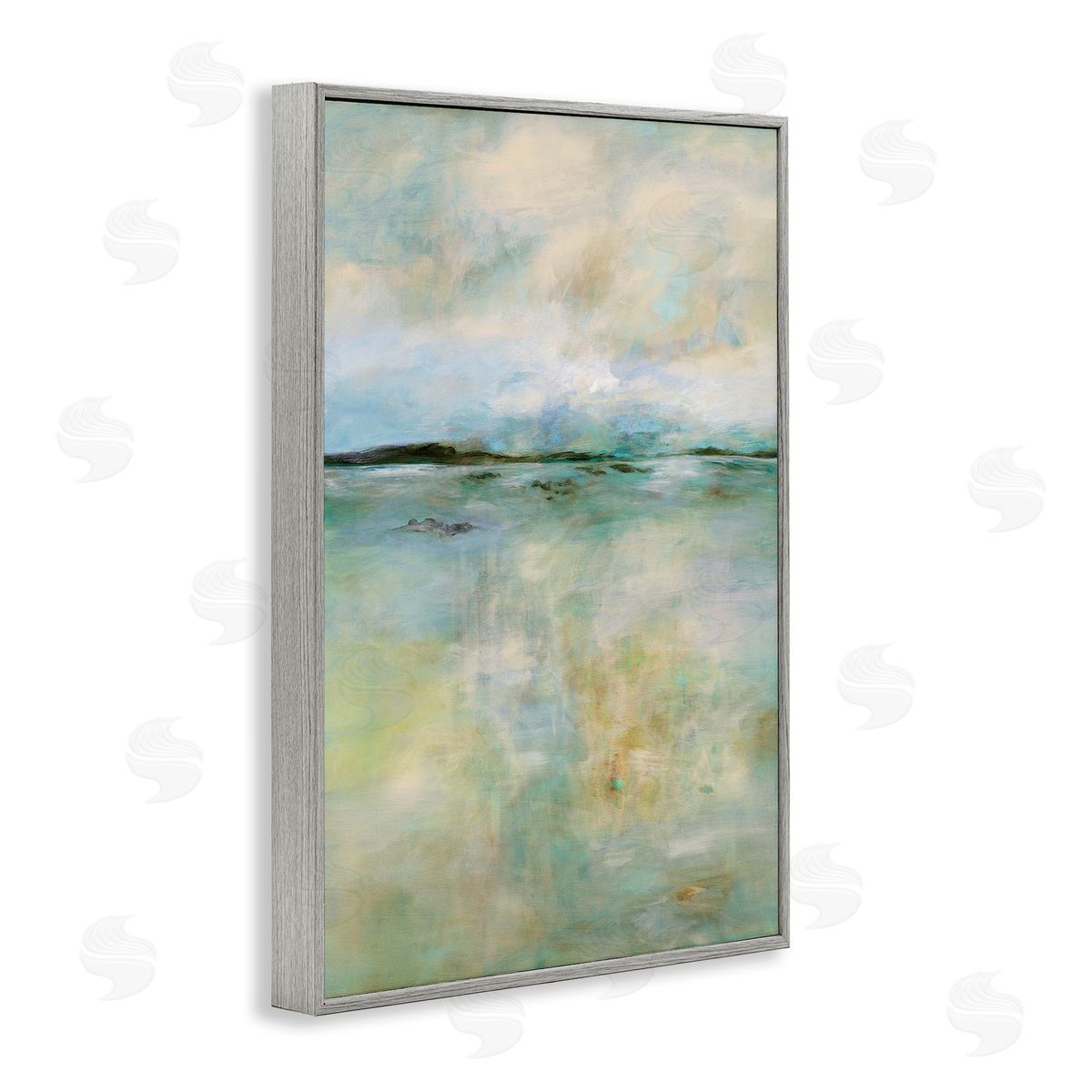 G.A. Hickman Thoughtful Abstract Horizon Canvas Wall Art Print