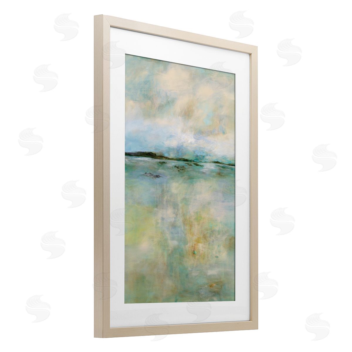 G.A. Hickman Thoughtful Abstract Horizon Canvas Wall Art Print