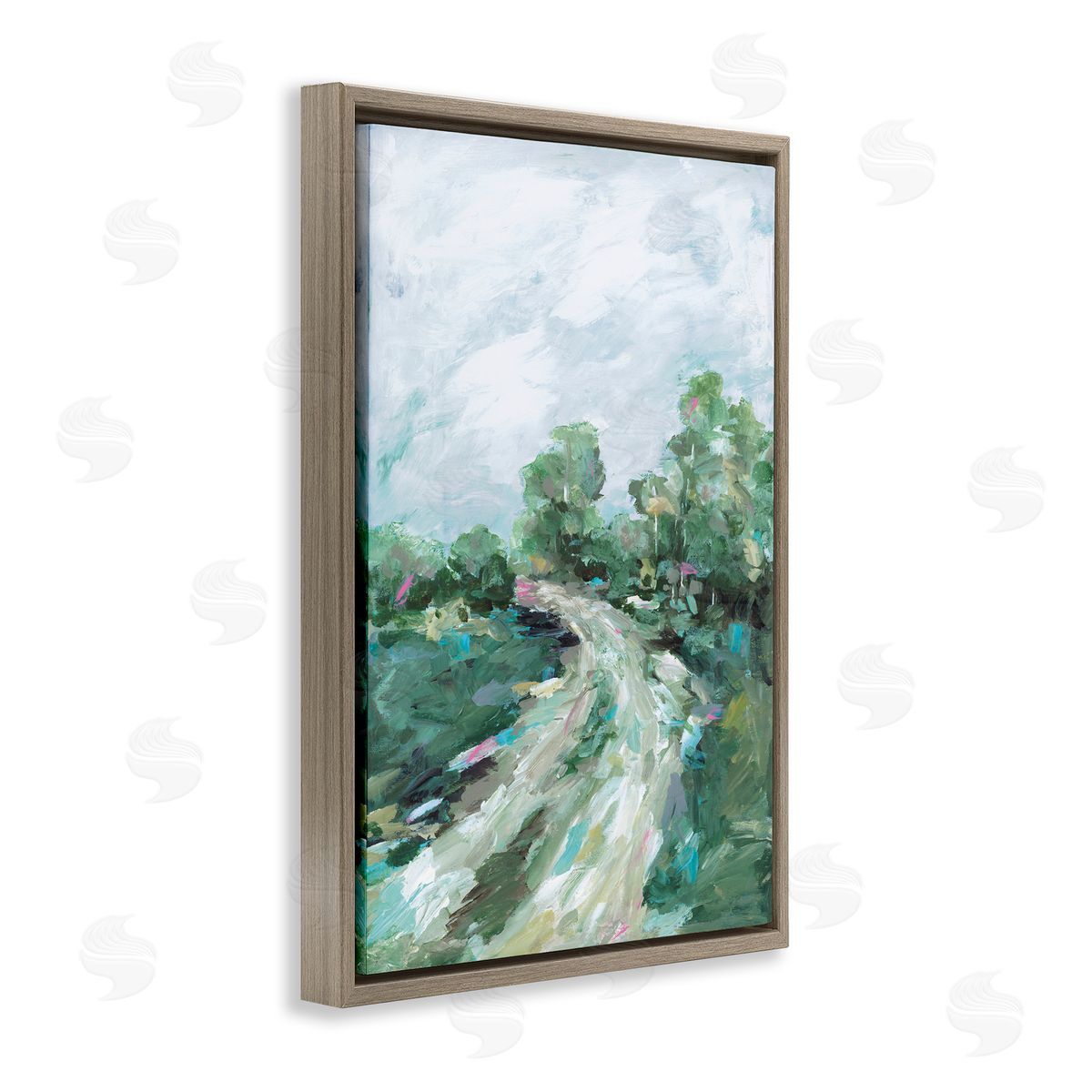 Wani Pasion On My Way Abstract Path Canvas Wall Art Print
