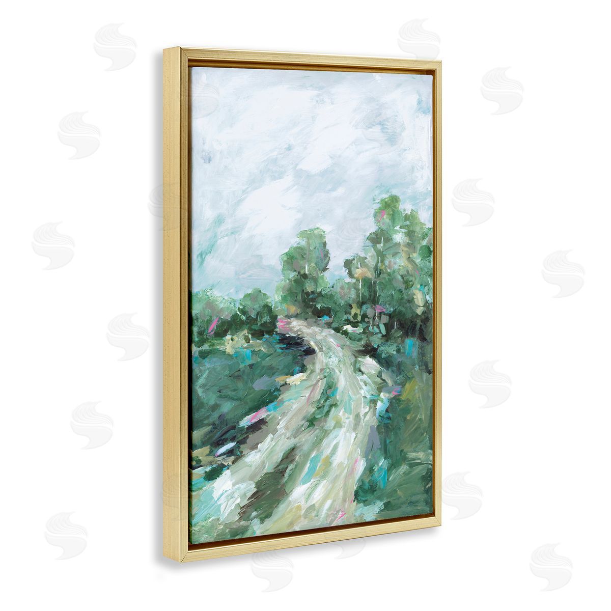 Wani Pasion On My Way Abstract Path Canvas Wall Art Print