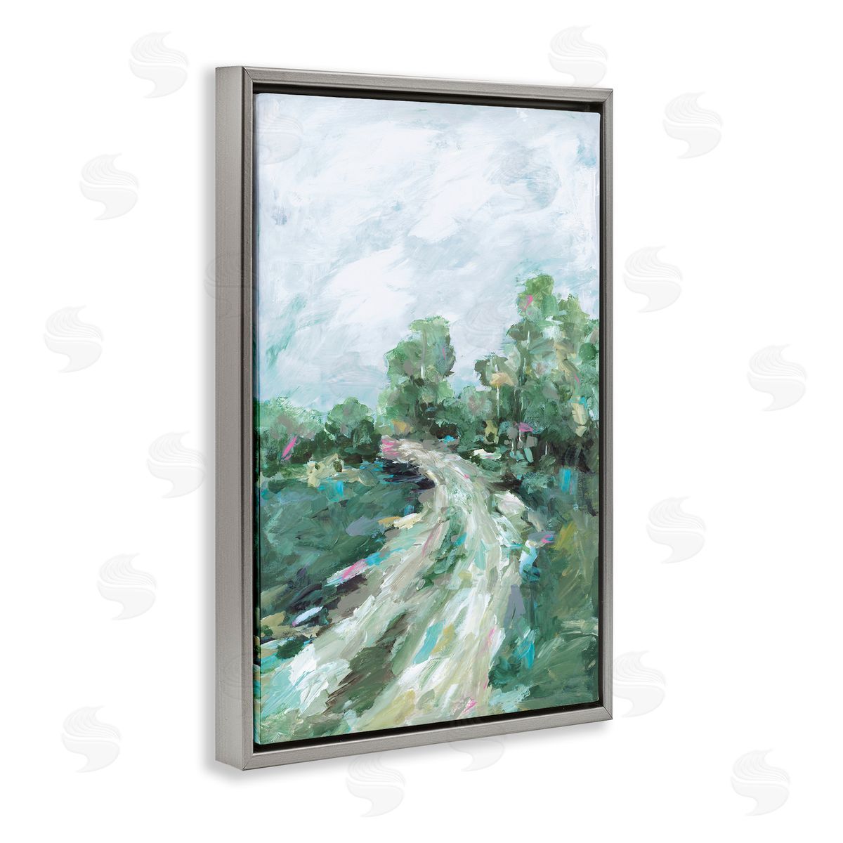 Wani Pasion On My Way Abstract Path Canvas Wall Art Print