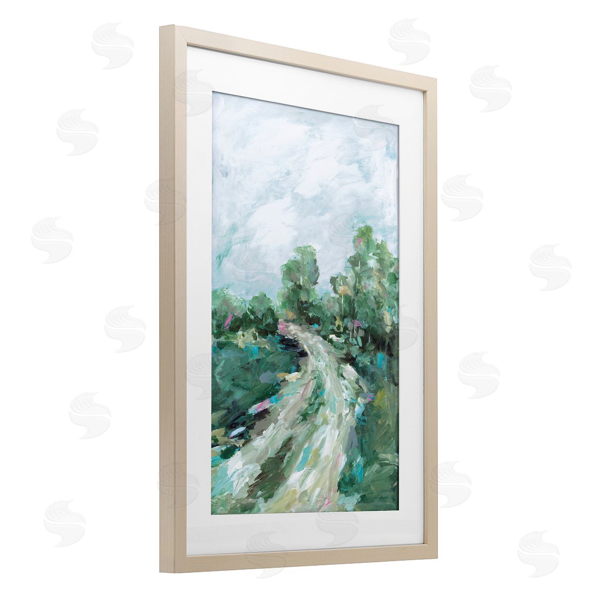 Wani Pasion On My Way Abstract Path Canvas Wall Art Print