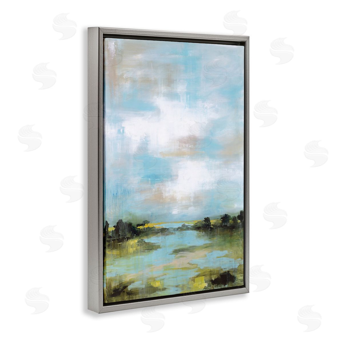 Wani Pasion Wasting Time Abstract Landscape Canvas Wall Art Print