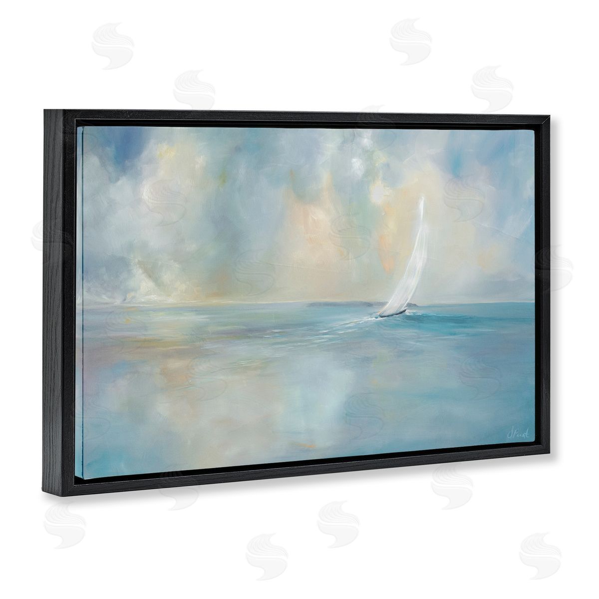 Joanne Parent Heading Out Sailboat Canvas Wall Art Print