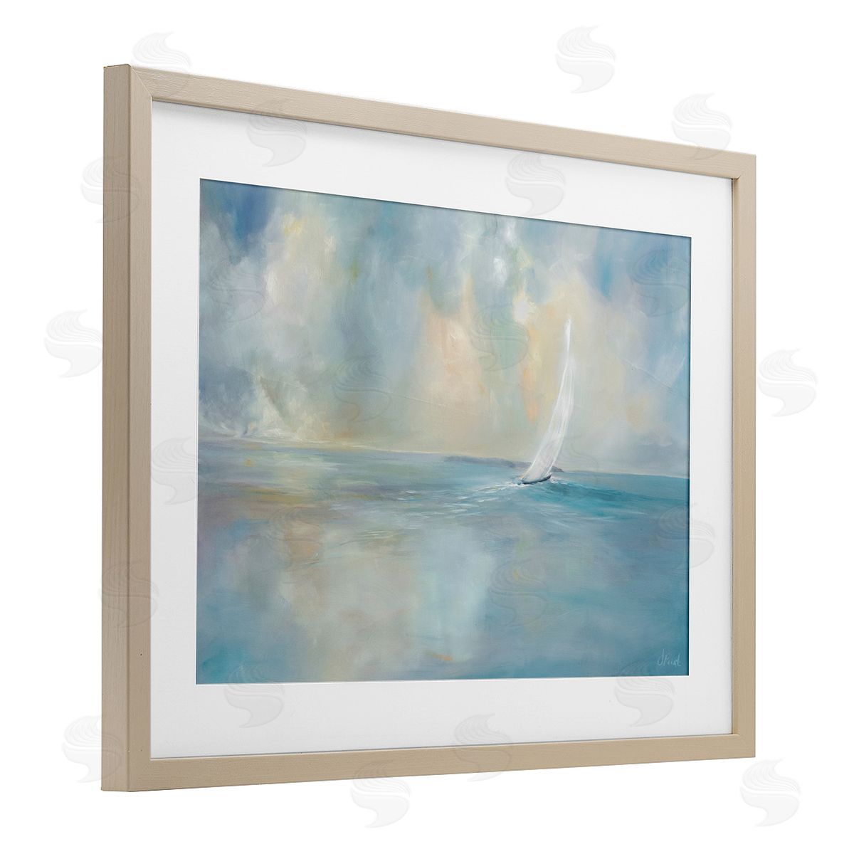 Joanne Parent Heading Out Sailboat Canvas Wall Art Print