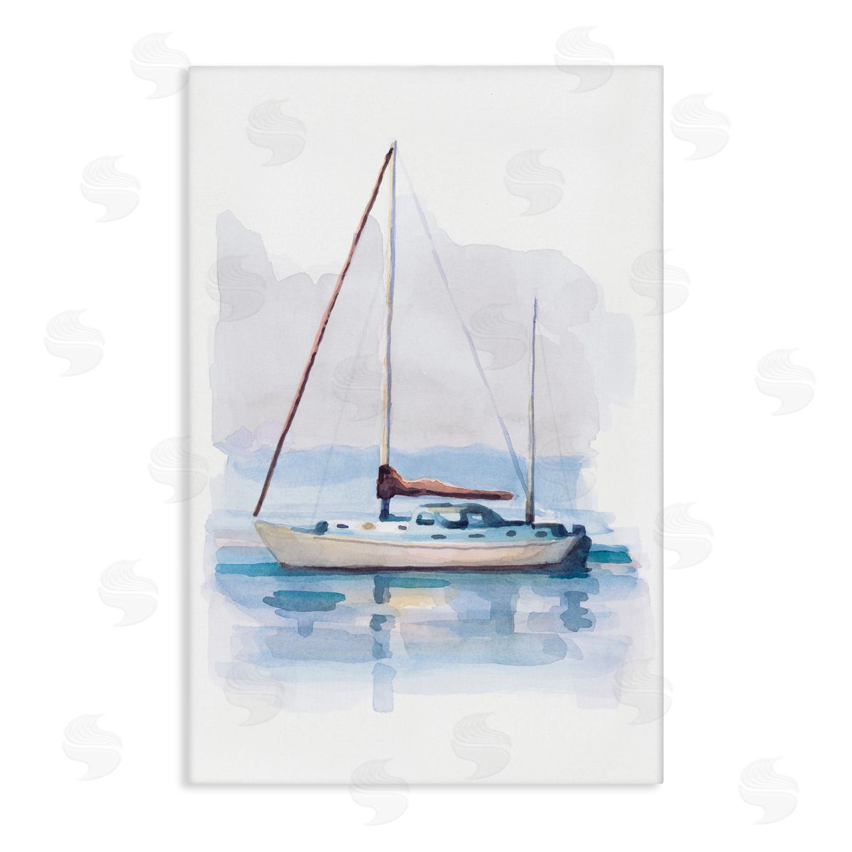 Andrew Talbot Sea Of Cortez Sailboat Canvas Wall Art Print