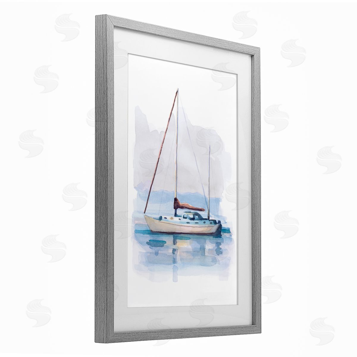 Andrew Talbot Sea Of Cortez Sailboat Canvas Wall Art Print