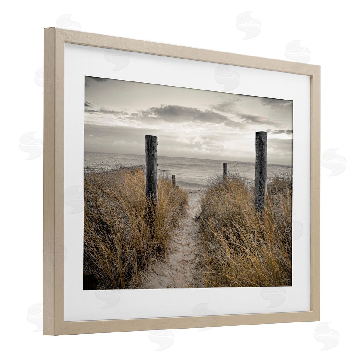 Assaf Frank Stormy Beach Day Canvas Wall Art Print
