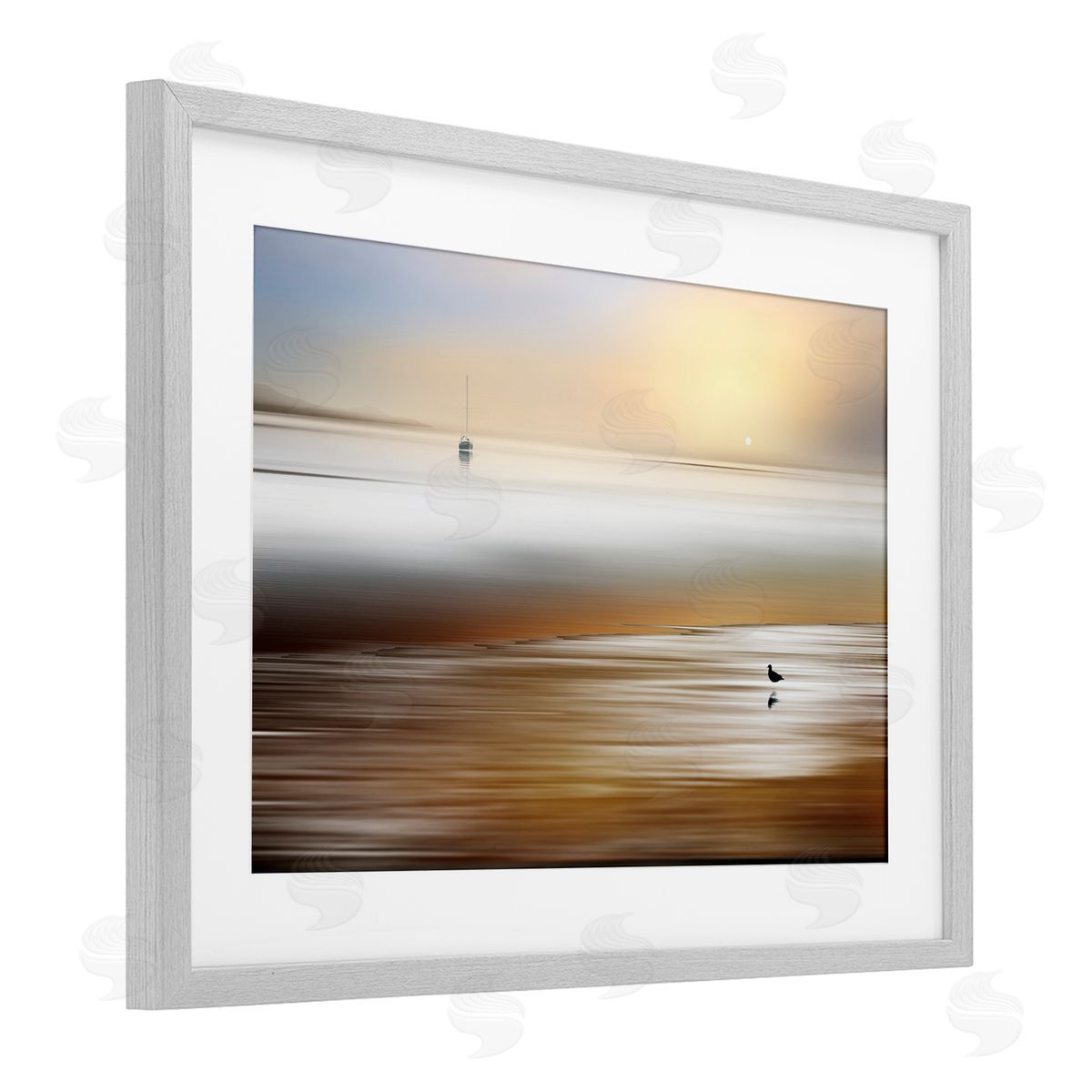 Marvin Pelkey Silent Pause Seascape Canvas Wall Art Print