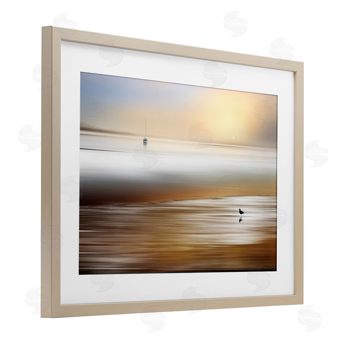Marvin Pelkey Silent Pause Seascape Canvas Wall Art Print