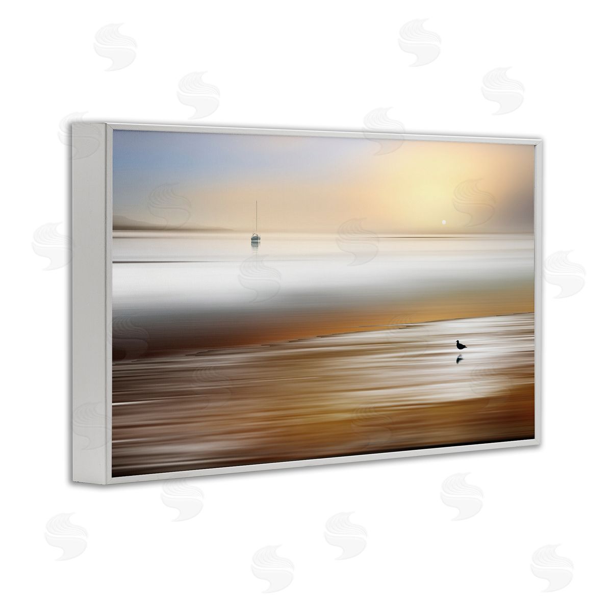 Marvin Pelkey Silent Pause Seascape Canvas Wall Art Print