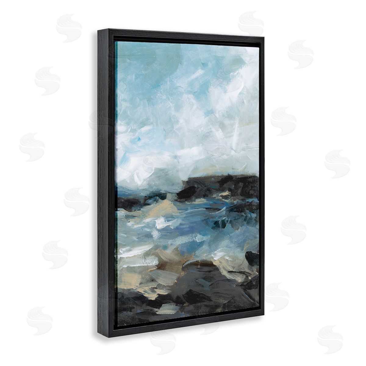Wani Pasion Across The Sand Abstraction Canvas Wall Art Print