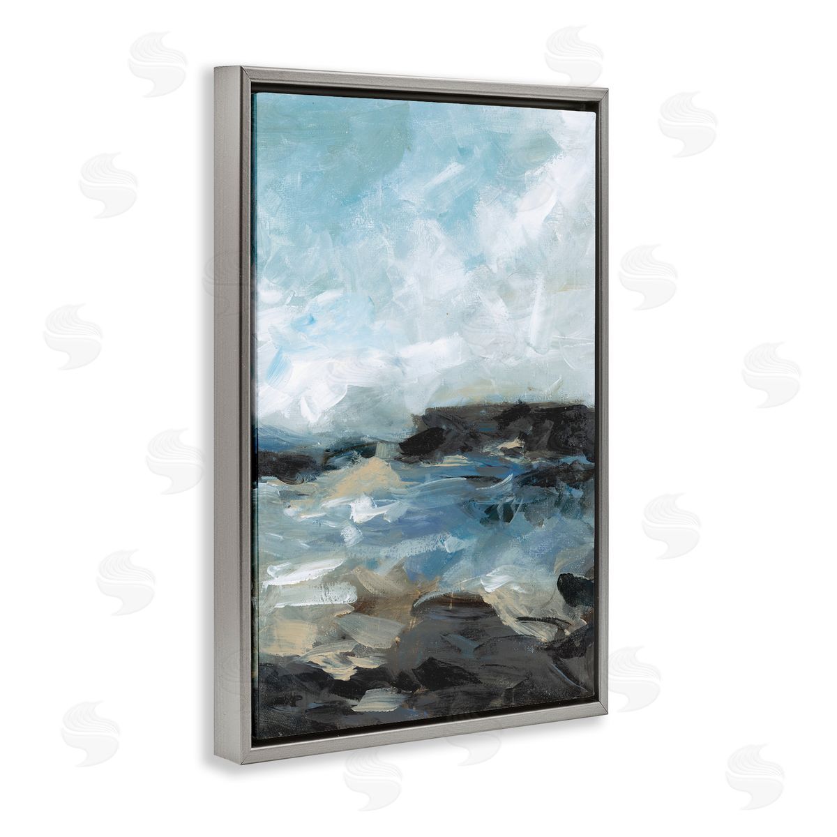 Wani Pasion Across The Sand Abstraction Canvas Wall Art Print