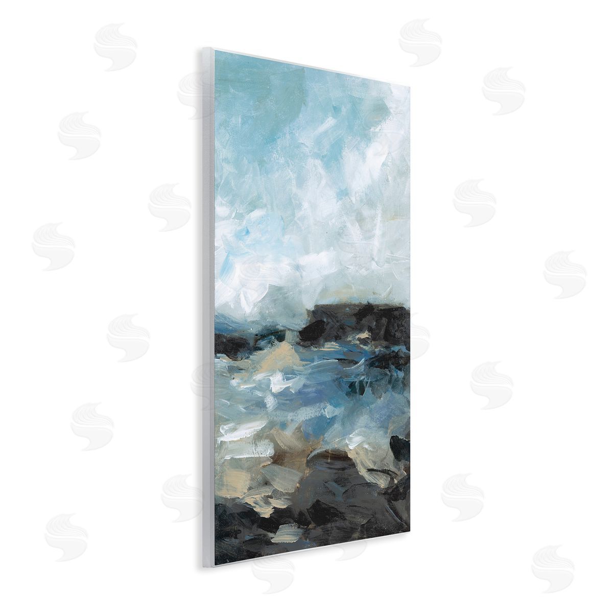 Wani Pasion Across The Sand Abstraction Canvas Wall Art Print
