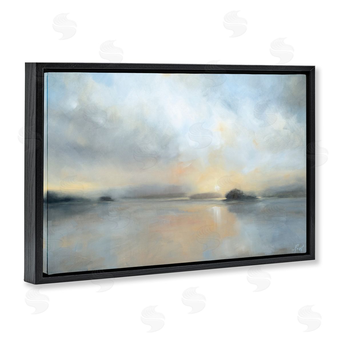 Joanne Parent December Mists Seascape Canvas Wall Art Print