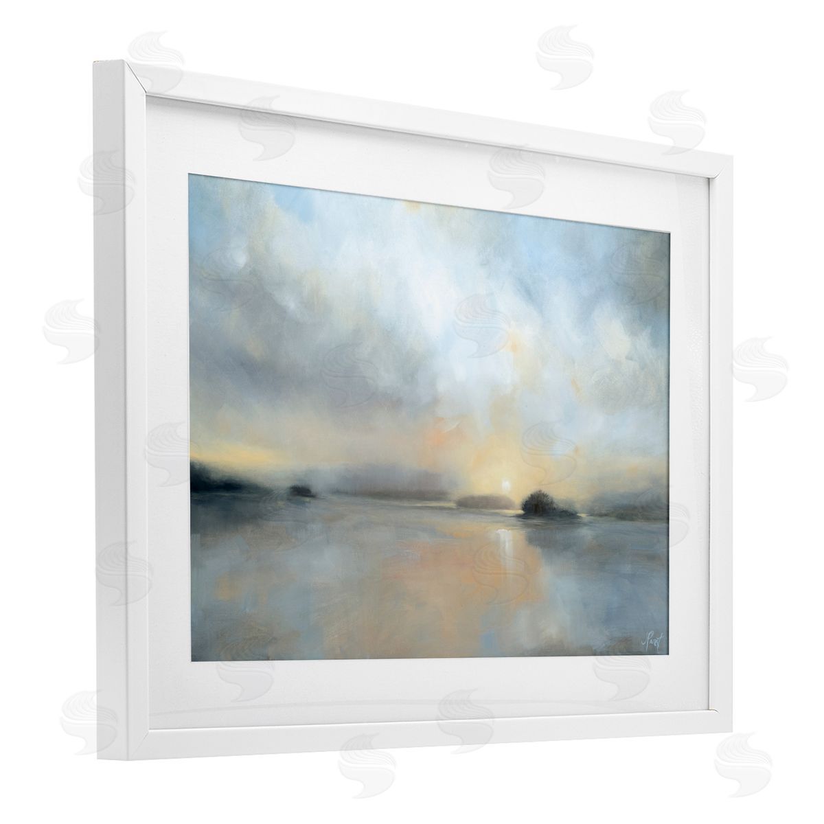 Joanne Parent December Mists Seascape Canvas Wall Art Print