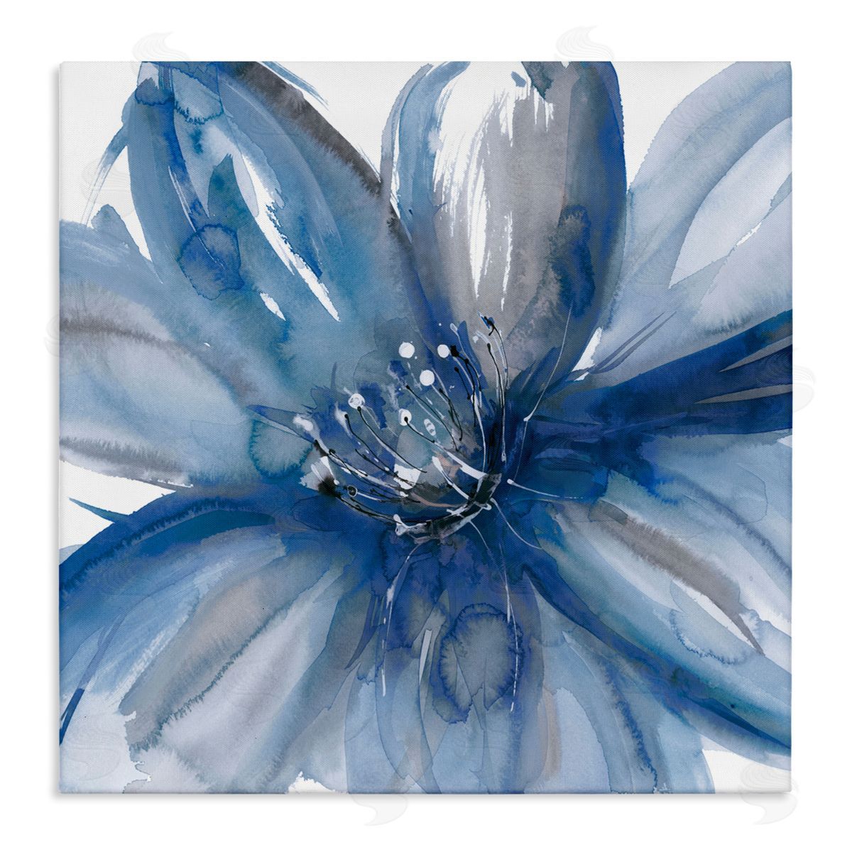 Rebecca Meyers Blue Beauty Blossom Canvas Wall Art Print