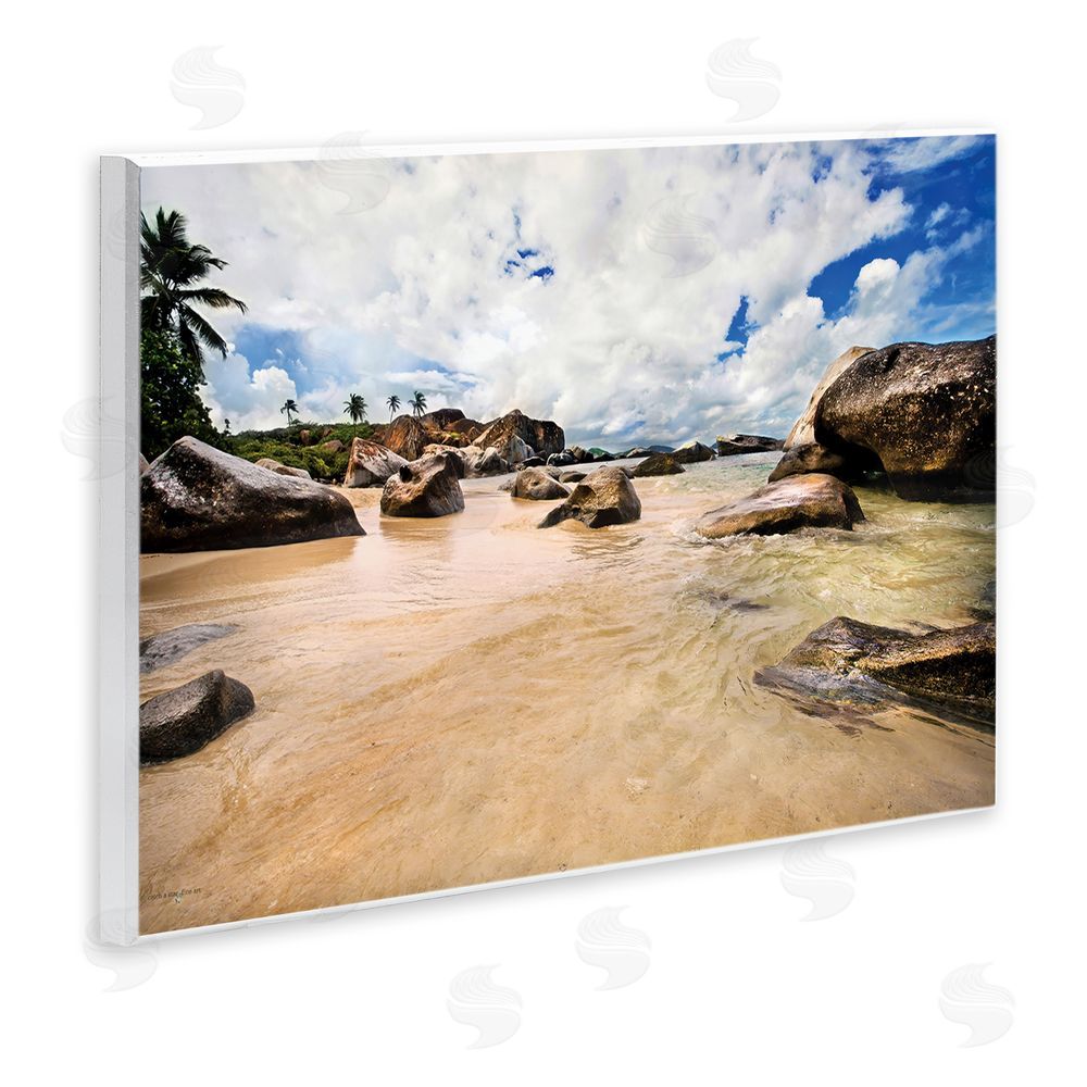 Seven Trees Design Devil's Bay Beach Wall Plaque Art Print