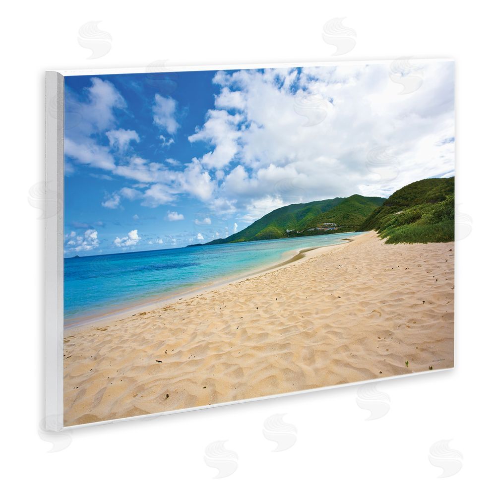 Seven Trees Design Coastal Caribbean Beach Wall Plaque Art Print