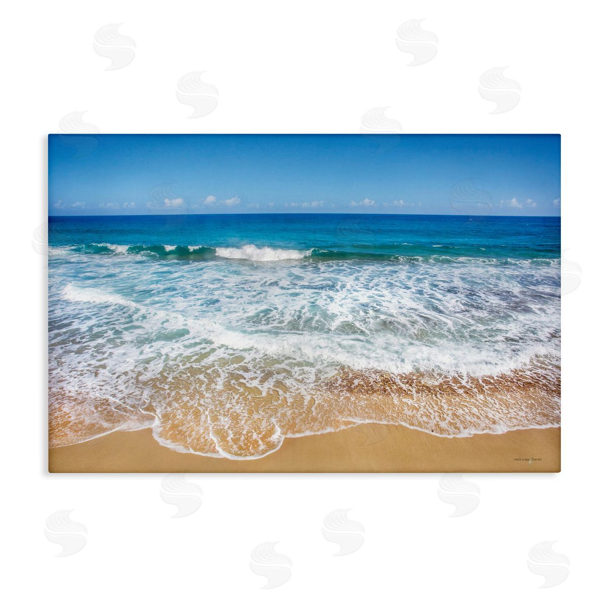Seven Trees Design Rugged Shoreline Tides Canvas Wall Art Print