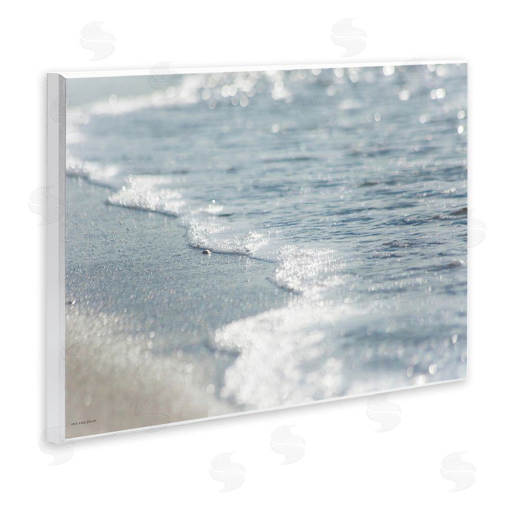 Seven Trees Design Ocean's Kiss Shoreline Wall Plaque Art Print