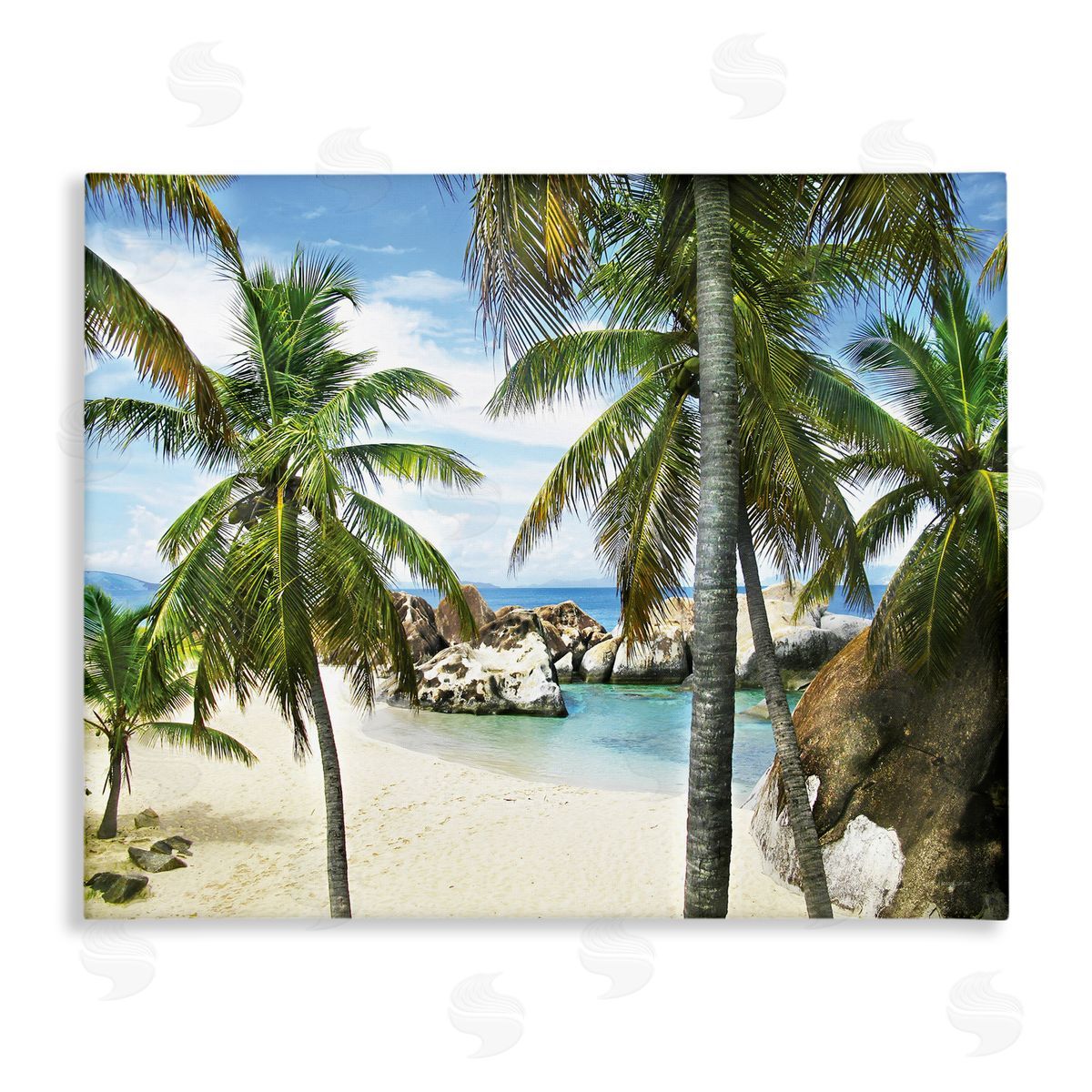 Seven Trees Design Spring Bay Hidden Cove Canvas Wall Art Print