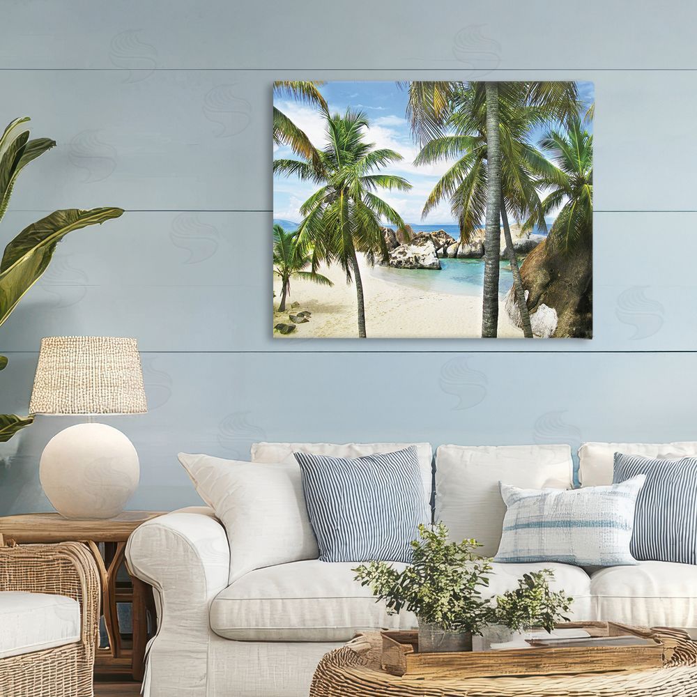 Seven Trees Design Spring Bay Hidden Cove Canvas Art on Wall