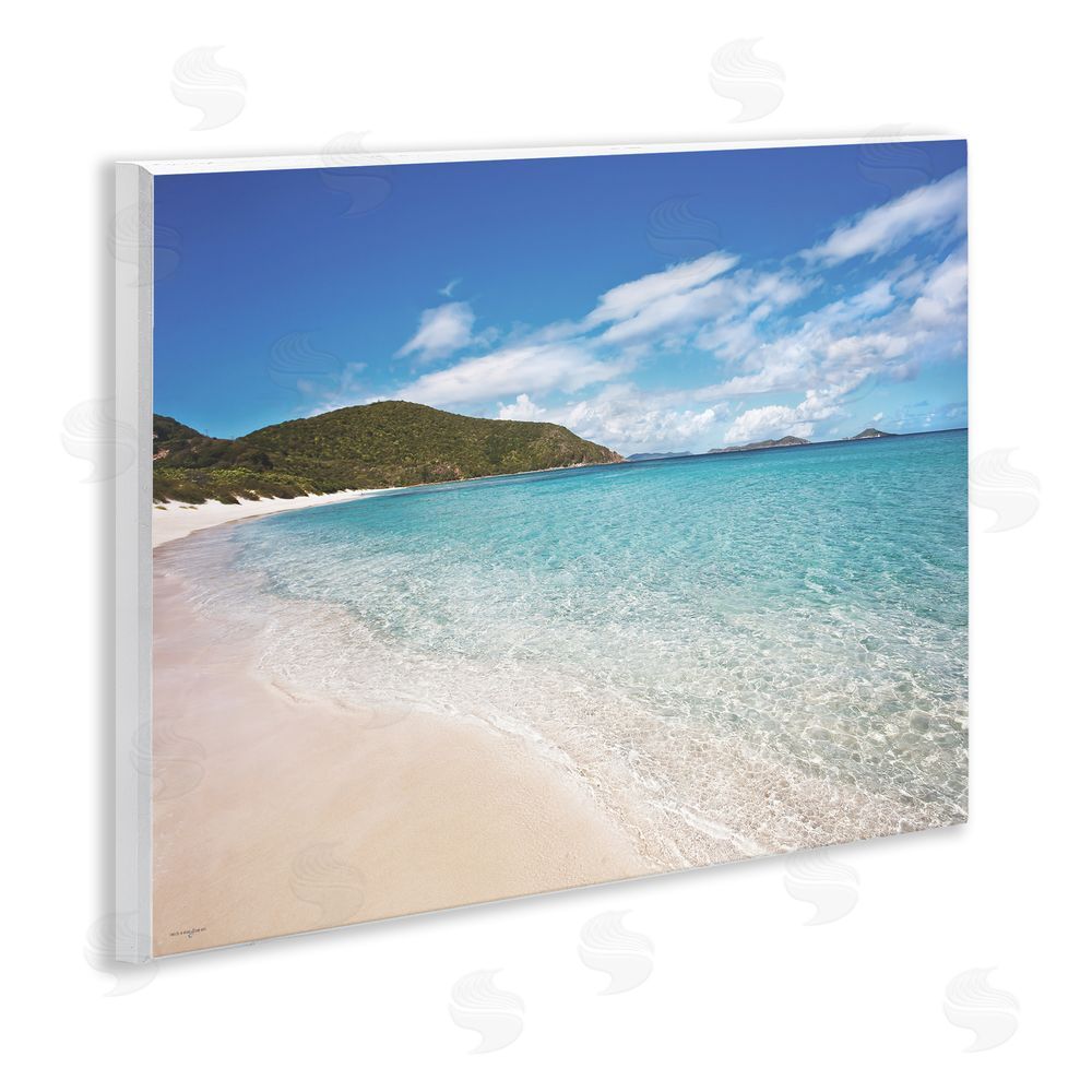 Seven Trees Design Coastal Caribbean Shoreline Wall Plaque Art Print