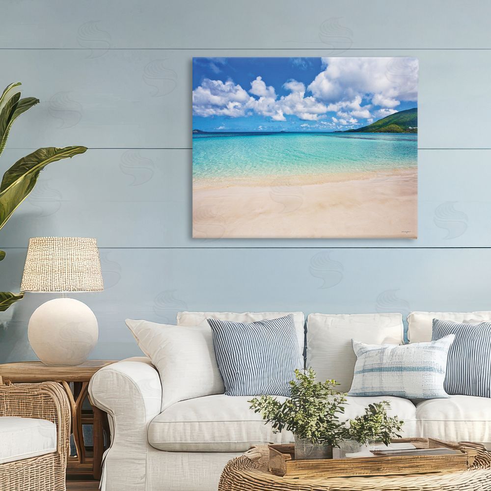 Seven Trees Design Caribbean Bay Landscape Canvas Art on Wall