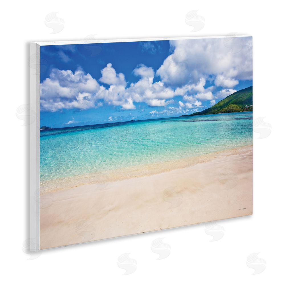 Seven Trees Design Caribbean Bay Landscape Wall Plaque Art Print