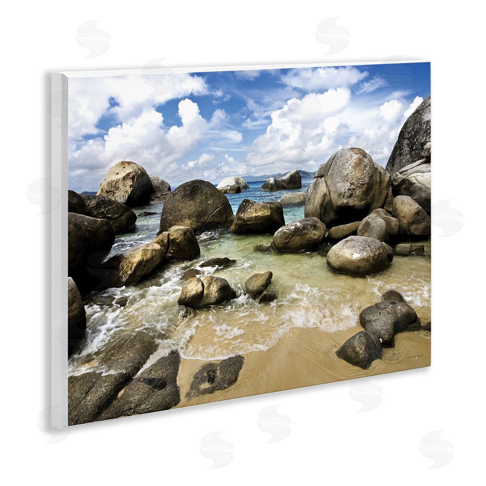 Seven Trees Design The Baths Rocky Coastline Wall Plaque Art Print
