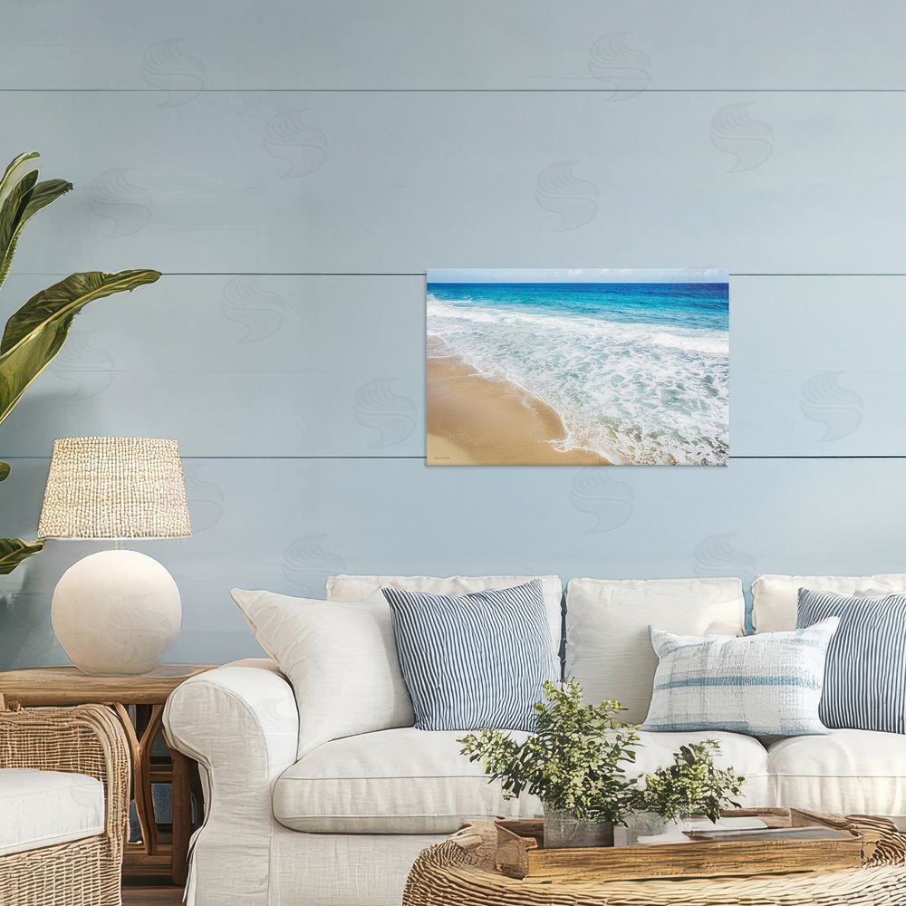 Seven Trees Design Rugged Shoreline Waves Canvas Art on Wall