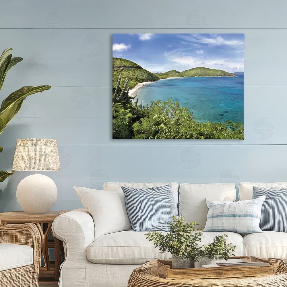 Seven Trees Design Caribbean Overlook Landscape Canvas Art on Wall