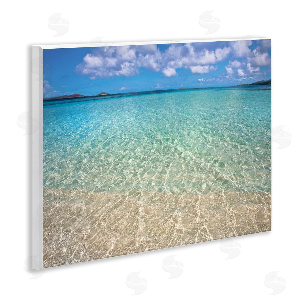 Seven Trees Design Clear Caribbean Beach Waters Wall Plaque Art Print