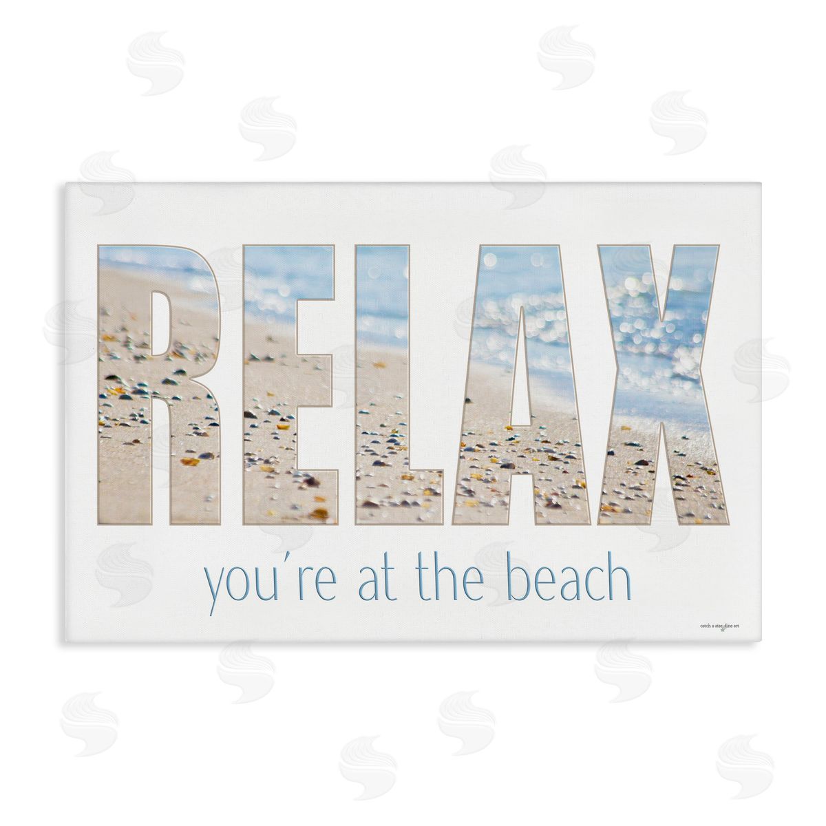 Seven Trees Design Relax You're At The Beach Canvas Wall Art Print
