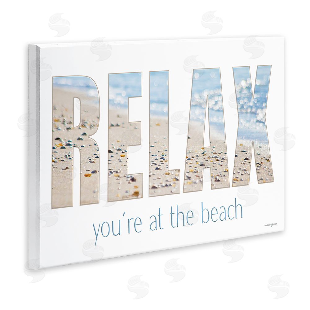 Seven Trees Design Relax You're At The Beach Wall Plaque Art Print