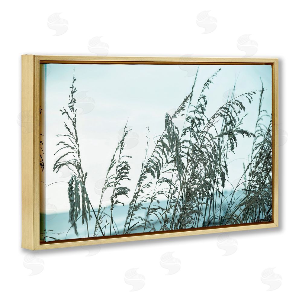 Seven Trees Design Hidden Horizon View Gold Floating Frame Canvas Wall Art Print