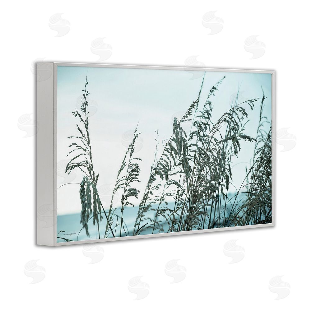 Seven Trees Design Hidden Horizon View White Framed Giclee Wall Art Print