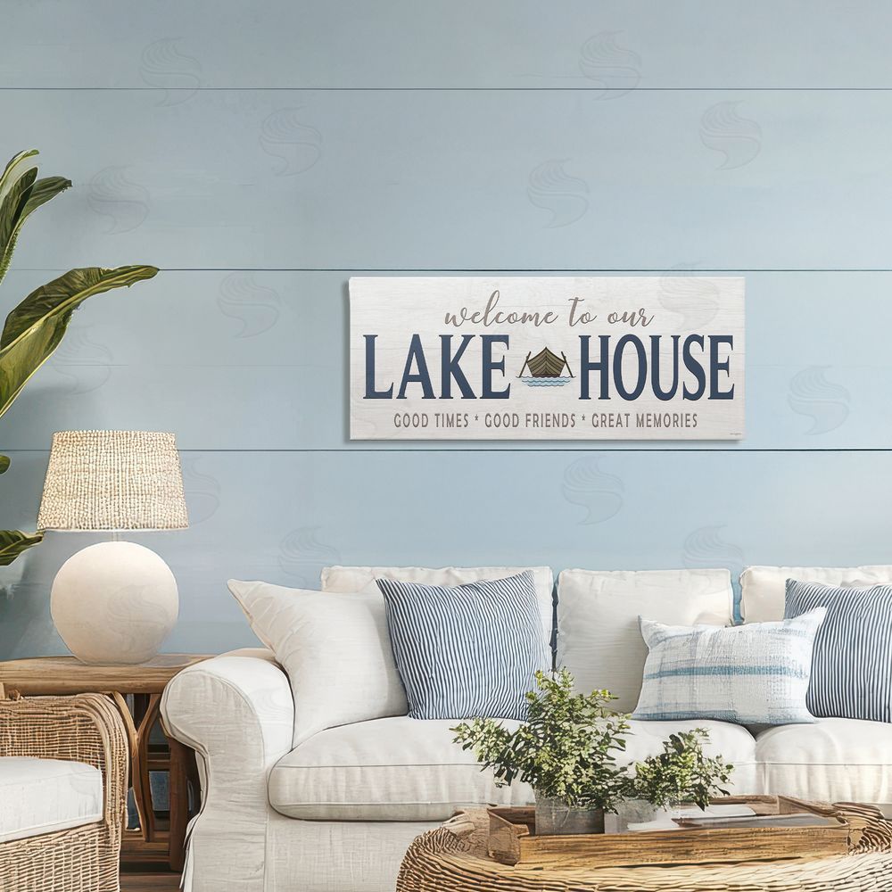 Seven Trees Design Great Memories Lake House Canvas Art on Wall