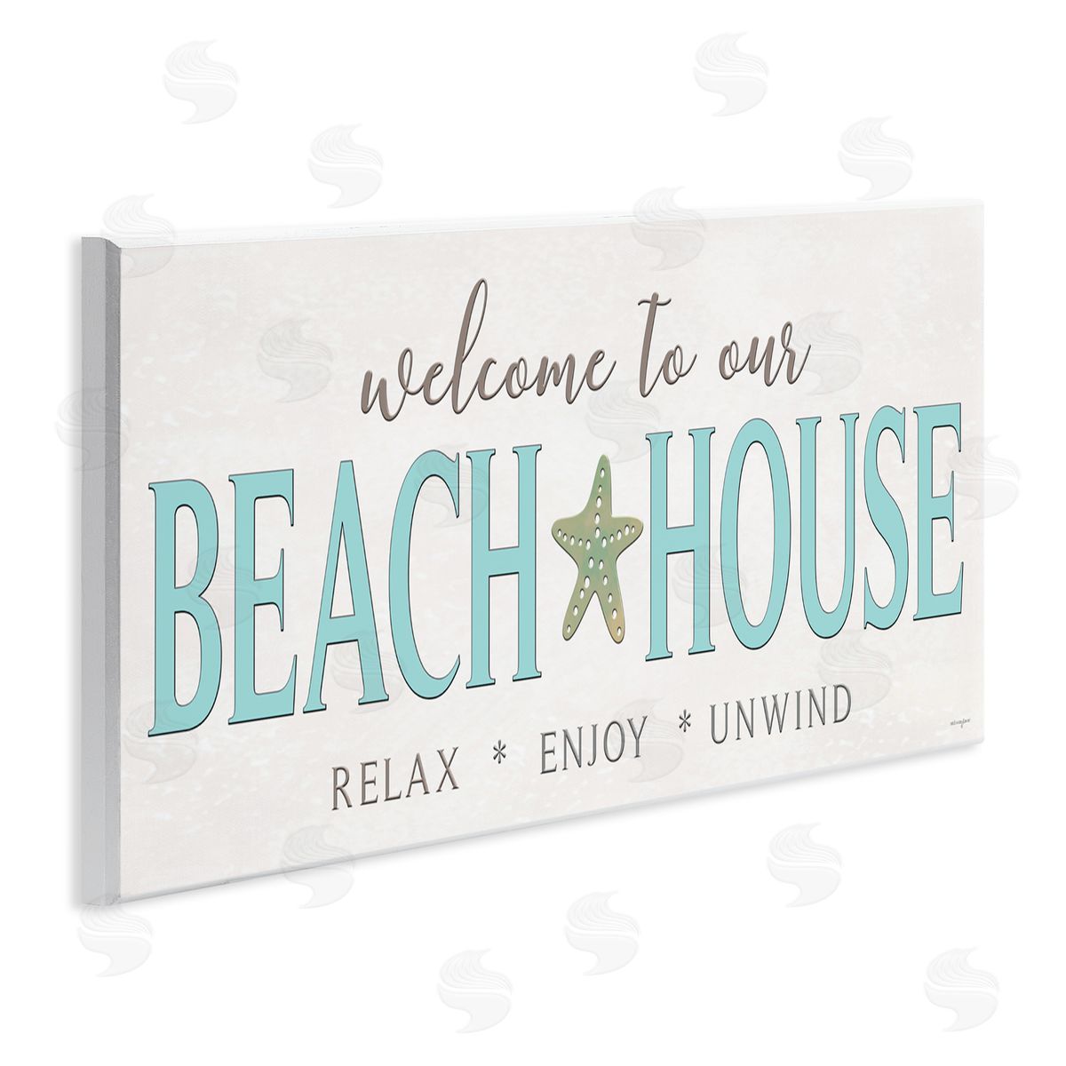 Seven Trees Design Relax Enjoy Unwind Beach House Wall Plaque Art Print