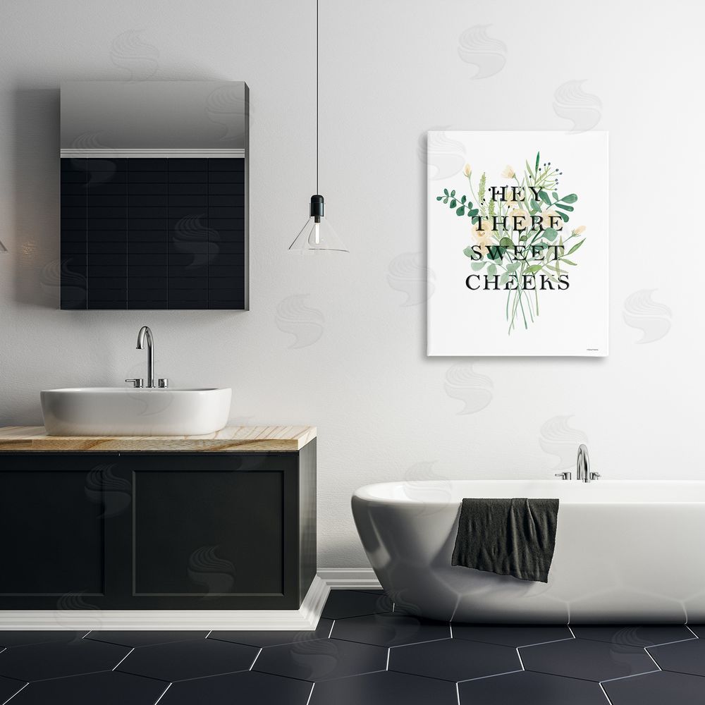 Rachel Nieman Hey There Sweet Cheeks Canvas Art on Wall