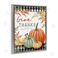Elizabeth Tyndall | Give Thanks Gingham & Pumpkins