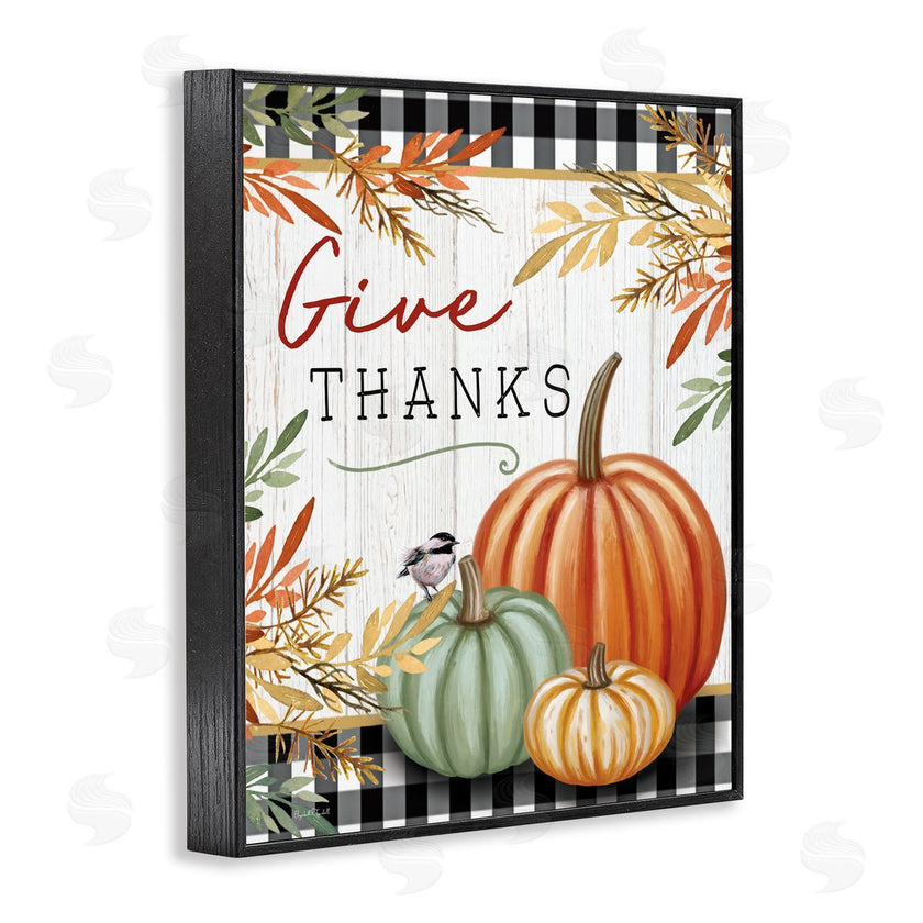 Elizabeth Tyndall | Give Thanks Gingham & Pumpkins