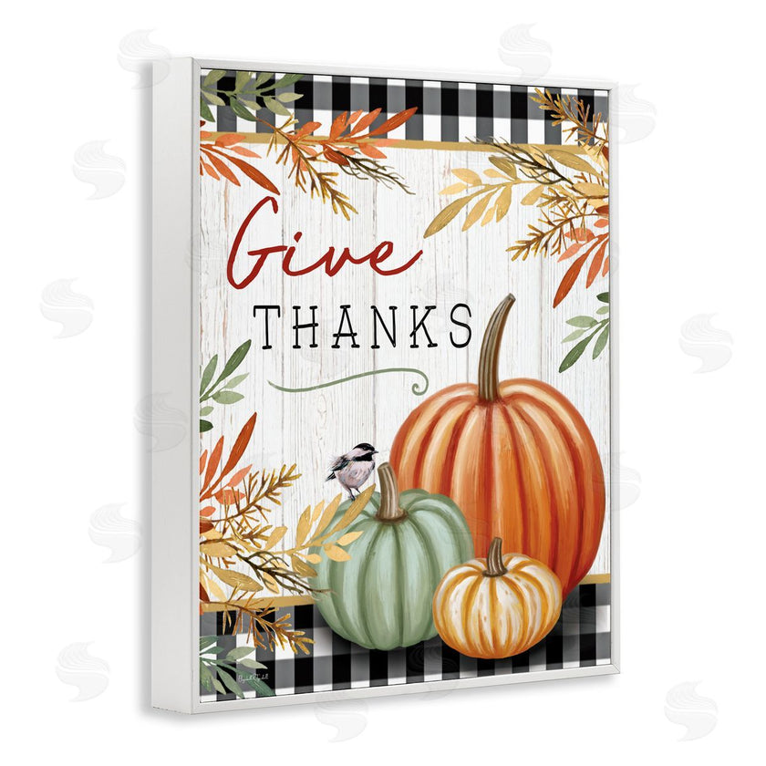 Elizabeth Tyndall | Give Thanks Gingham & Pumpkins
