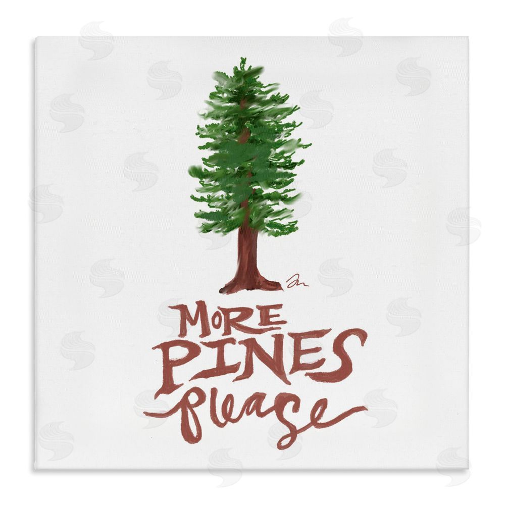 Jessica Mingo More Pines Please Canvas Wall Art Print