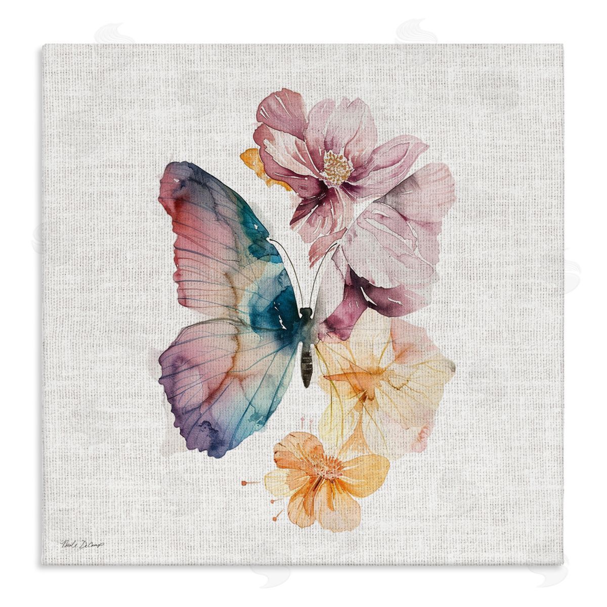 Nicole DeCamp Emerging Beauty Butterfly Canvas Wall Art Print