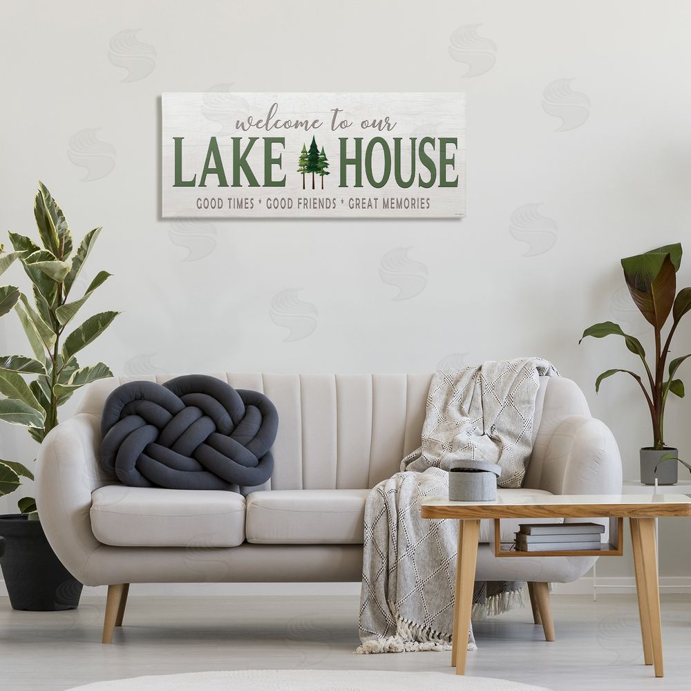 Seven Trees Design Lake House Hospitality Canvas Art on Wall
