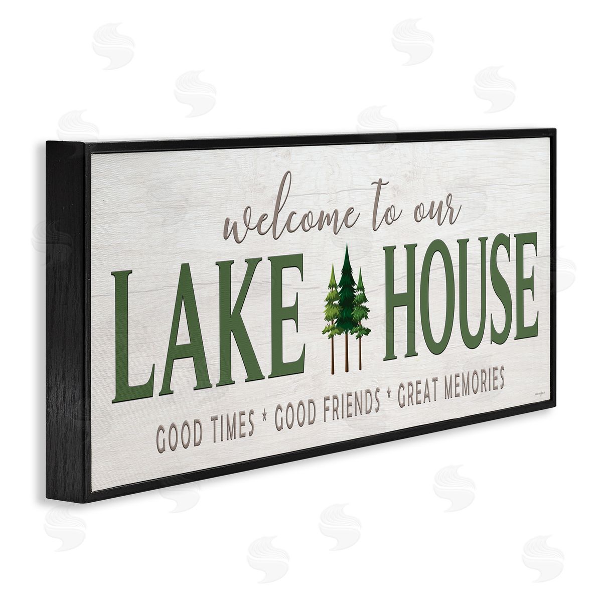 Seven Trees Design Lake House Hospitality Black Framed Giclee Wall Art Print