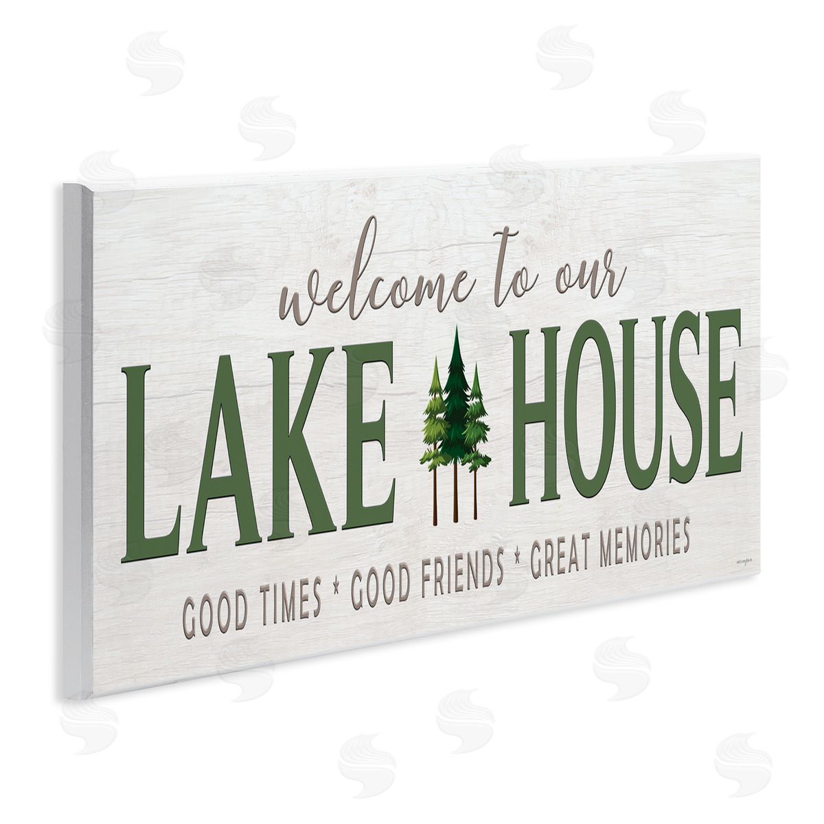 Seven Trees Design Lake House Hospitality Wall Plaque Art Print